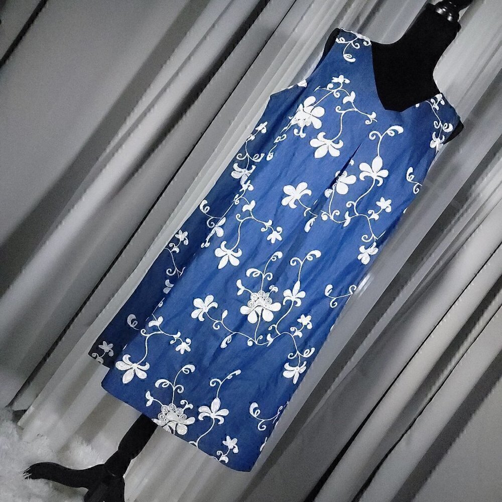 Westport 1962 Floral 100% Cotton Dress Size 16w (NWT)